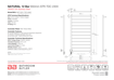 Picture of Bathroom Butler Natural 12 Bar 650 mm Str_Tdc_Pols