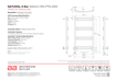 Picture of Bathroom Butler Natural 8 Bar 500 mm Curved M-Blk