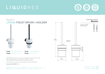 Picture of Liquid Red Felicity Toilet Brush + Holder (Black)