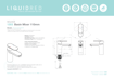 Picture of Liquid Red Solace Basin Mixer 110 mm (Matt Black)