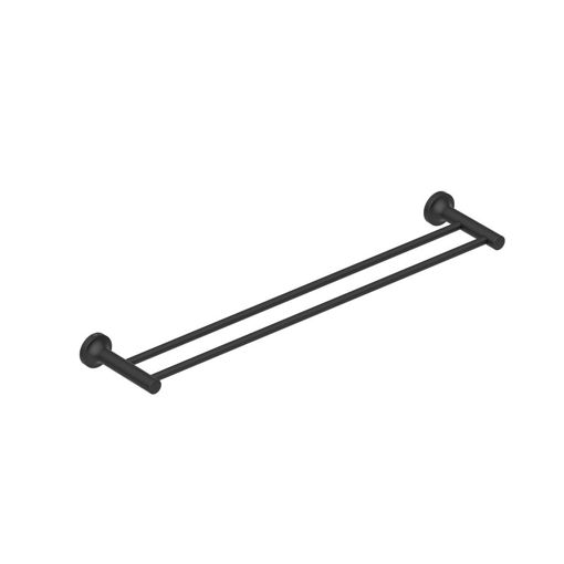 Picture of Liquid Red Felicity Double Towel Rail 650 mm (Black)