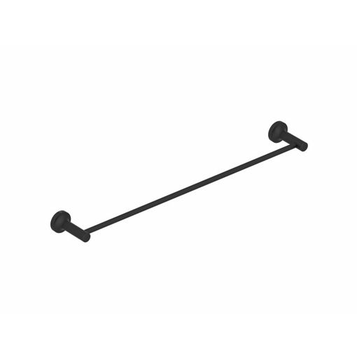 Picture of Liquid Red Felicity Single Towel Rail 650 mm  (Black)