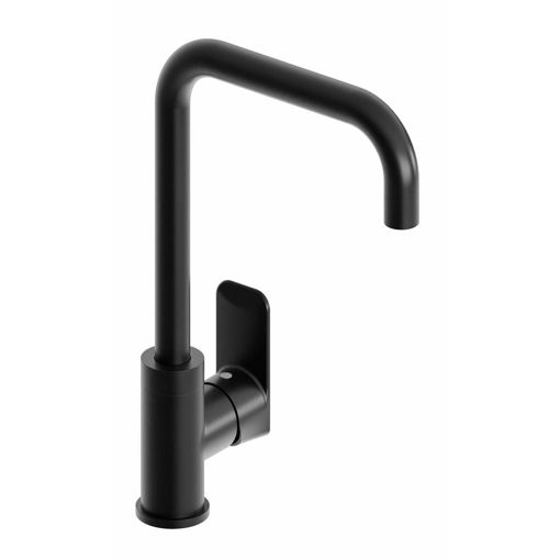 Picture of Liquid Red Valour Single Lever Kitchen Mixer (Matt Black)