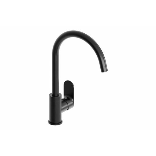 Picture of Liquid Red Solace Kitchen Sink Mixer (Matt Black)