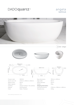 Picture of Dadoquartz Angela wide-rim freestanding bathtub