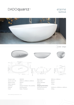 Picture of Dadoquartz Elaine Freestanding Bath 1940 x 930 (White)