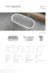 Picture of Dadoquartz Perth Freestanding Bath 1785 x 800 (White)