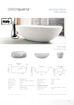 Picture of Dadoquartz Amsterdam Freestanding Bath 1700 x 750 (White)
