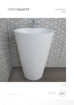 Picture of Dadoquartz Mango Pillar Basin With Tap Hole (Colour)