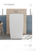Picture of Dadoquartz Ava Pillar Basin No Tap Hole (Colour)