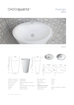 Picture of Dadoquartz Mango Pillar Basin No Tap Hole (Colour)