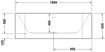 Picture of Happy D.2 Bathtub White 1800x800 mm