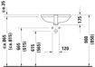 Picture of D-Code Built-in basin White High Gloss 495 mm