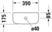 Picture of D-Code Cistern White 175 mm