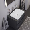 Picture of D-Neo Built-in basin White High Gloss 600 mm