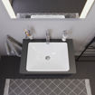 Picture of D-Neo Built-in basin White High Gloss 600 mm