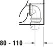 Picture of D-Neo Floorstanding toilet White High Gloss 580 mm