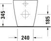 Picture of D-Neo Floorstanding toilet White High Gloss 580 mm