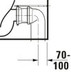 Picture of D-Neo Toilet close-coupled White High Gloss 650 mm