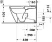 Picture of D-Neo Toilet close-coupled White High Gloss 650 mm