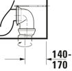 Picture of D-Neo Toilet close-coupled White High Gloss 650 mm