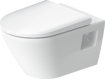 Picture of D-Neo Wall-mounted toilet White High Gloss 540 mm 257809