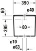 Picture of DuraStyle Cistern White 170 mm
