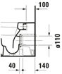 Picture of DuraStyle Floorstanding toilet White High Gloss 575 mm
