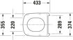 Picture of DuraStyle Toilet seat White