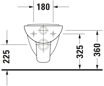 Picture of Duravit D-Code Compact Wall Mount Pan