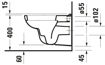 Picture of Duravit D-Code Wall Mounted Pan