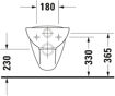 Picture of Duravit D-Code Wall Mounted Pan