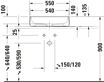 Picture of Duravit Zencha Countertop Basin 550 x 390