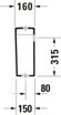 Picture of Happy D.2 Cistern White 160 mm
