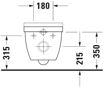 Picture of Starck 3 Wall-mounted toilet White High Gloss 540 mm