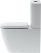 Picture of Happy D.2 Toilet close-coupled White High Gloss 630 mm