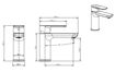 Picture of Cobra Seine Std Basin Mixer (Matt Black)