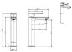 Picture of Cobra Seine Tall Basin Mixer (Matt Black)