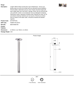 Picture of Cobra Vertical Shower Arm 300 mm