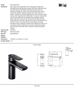 Picture of Cobra Seine Std Basin Mixer (Matt Black)