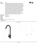 Picture of Cobra Savour Kitchen Sink Mixer (Matt Black)