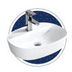 Picture of Lecico Kei Counter Top Basin