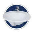 Picture of Lecico Sarah 53 cm Vanity Basin