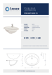 Picture of Sumaya 57 Cm Vanity Basin