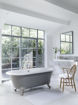 Picture of Victoria + Albert Cheshire F/Stand Oval Bath With Q/Castfeet 1750 x 800