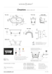 Picture of Victoria + Albert Cheshire F/Stand Oval Bath With Q/Castfeet 1750 x 800