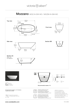 Picture of Victoria + Albert Mozzano F/Stand Oval Bath Wh 1644 x 743