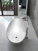 Picture of Victoria + Albert Napoli Freestanding Oval Bath Black 1900 x 855