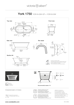 Picture of Victoria + Albert York F/Stand Oval Bath W/ Plinth 1742 x 799