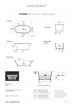 Picture of Victoria + Albert Ionian F/Stand Oval Bath Black 1701 x 793